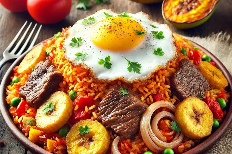 Majadito Rice with Charque