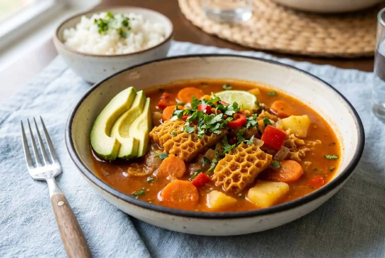 Mondongo Tripe and Vegetable Soup