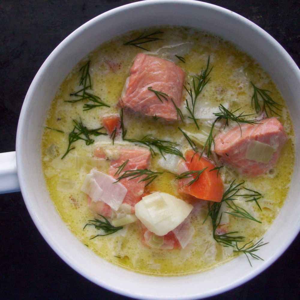 Lohikeitto Creamy Salmon Soup with Dill