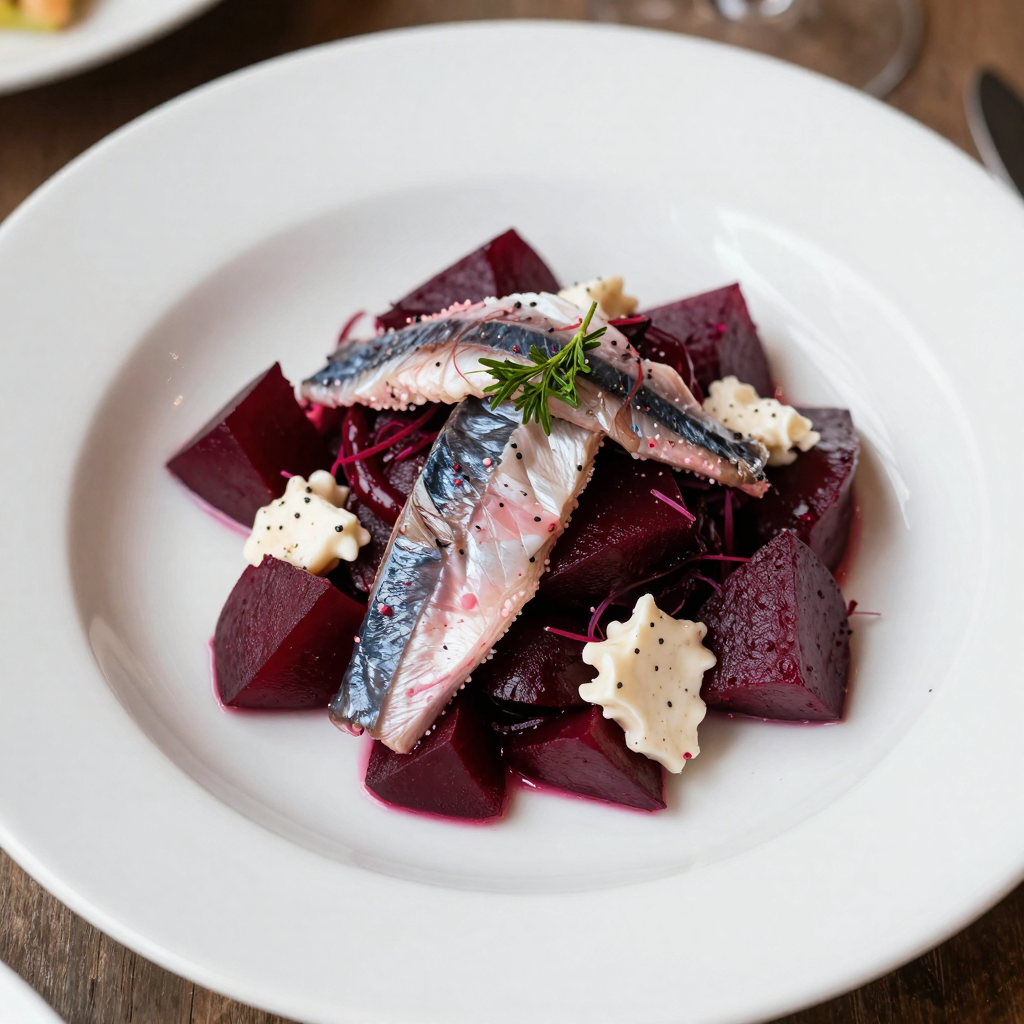 Rosolli Beetroot and Herring Salad