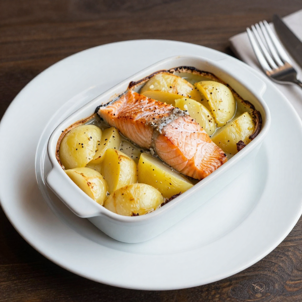 Lohilaatikko Salmon and Potato Bake