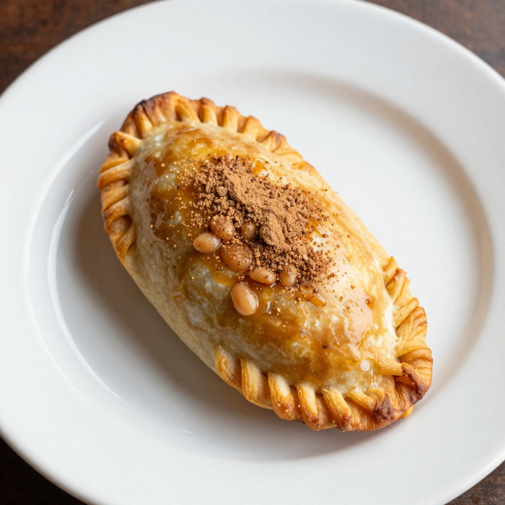 Empanadas de Plátano with Refried Beans and Cinnamon Sugar