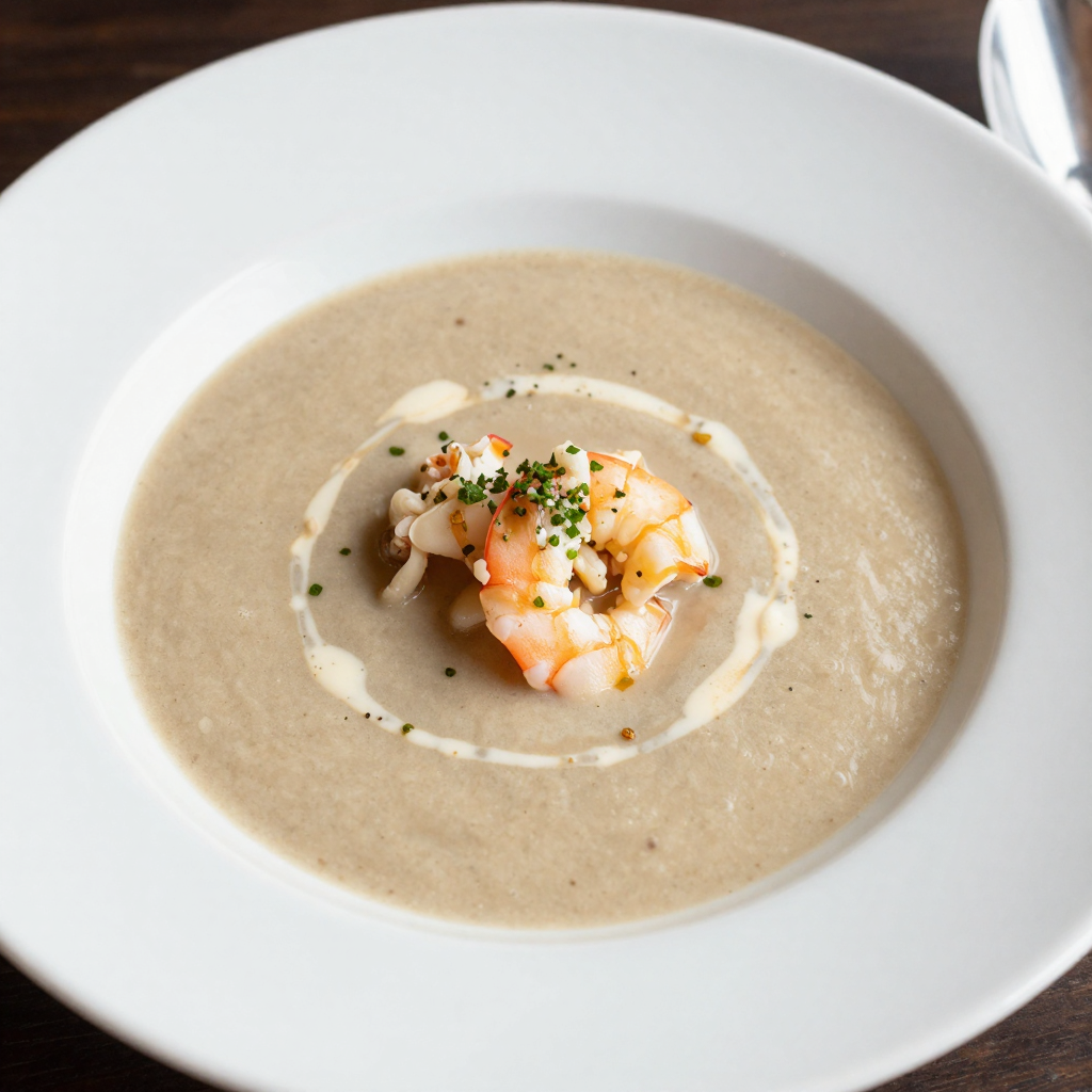 Humarsúpa Icelandic Langoustine Soup with Cognac and Cream