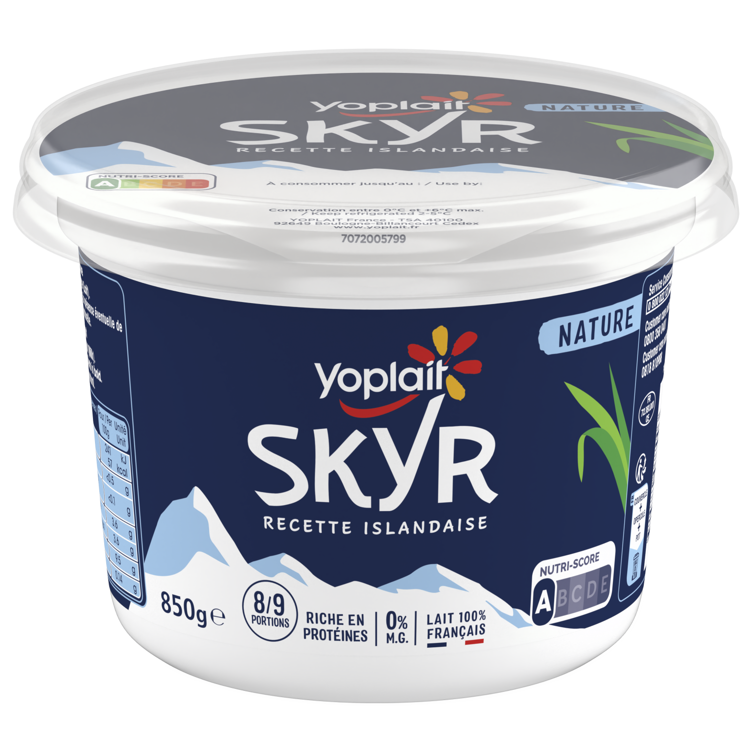 Skyr-Marinated Salmon with Cucumber Ribbons and Dill