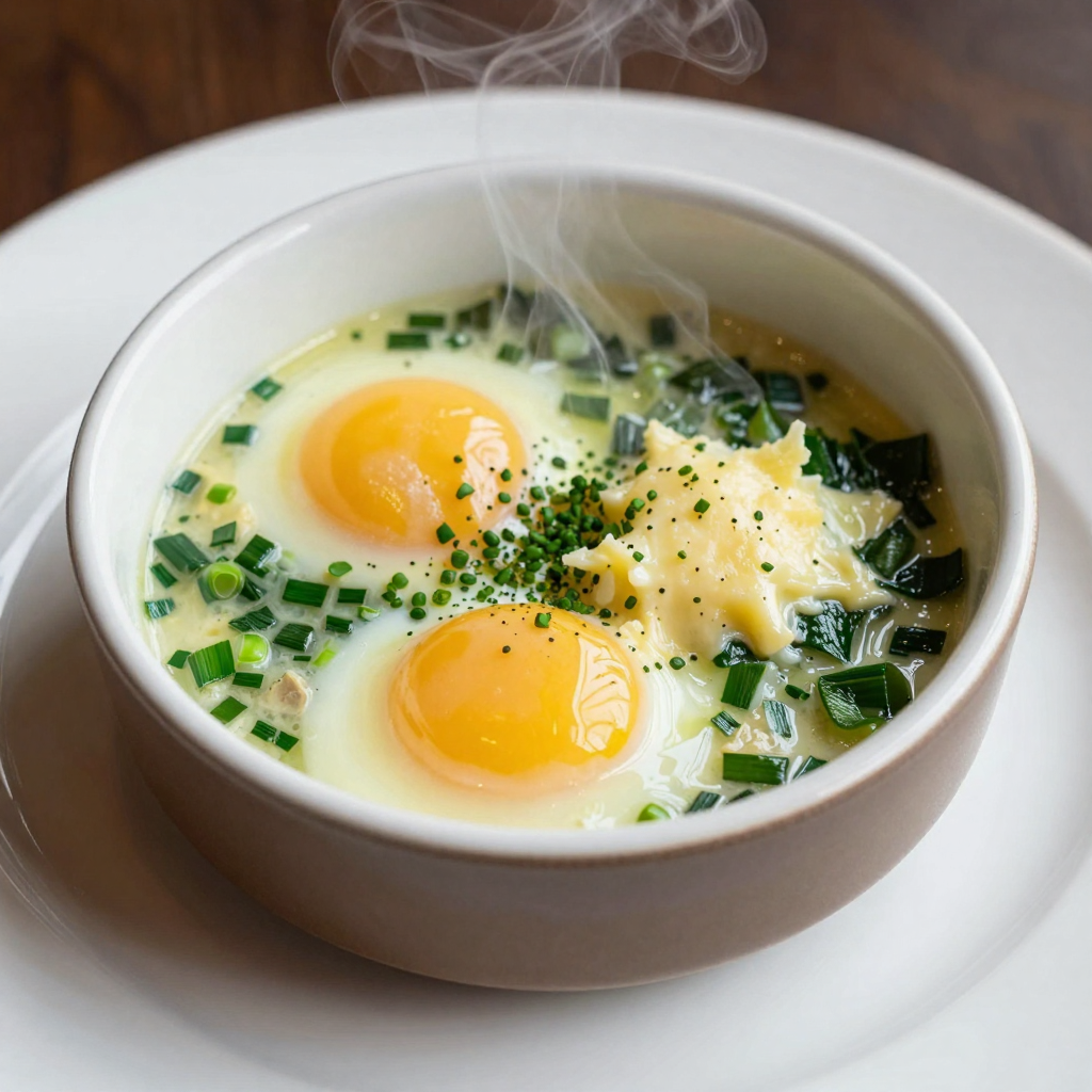 Anglesey Eggs with Leeks and Cheese