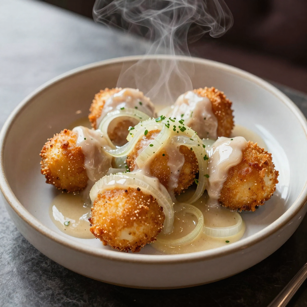 Faggots with Onion Gravy