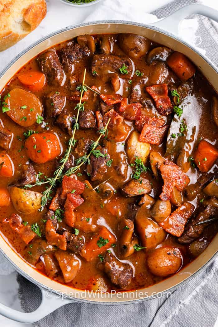 Real French Beef Bourguignon