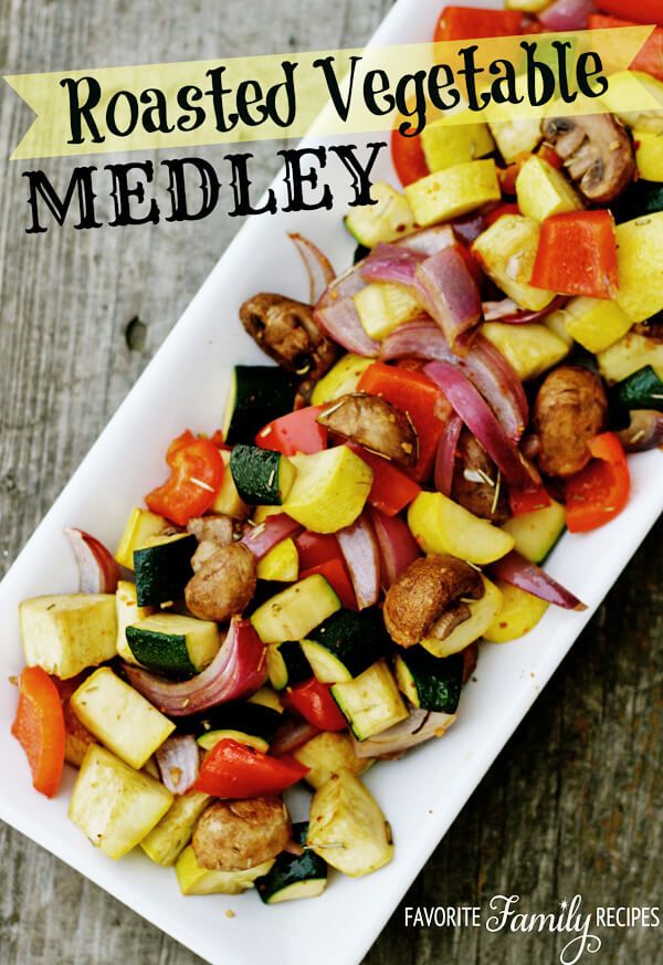 Simple Roasted Vegetable Medley with Lemon-Garlic