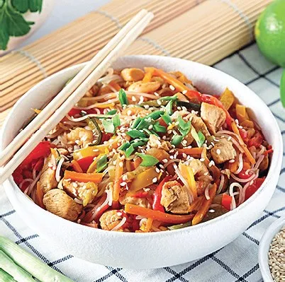 Authentic Vegetable Stir-Fry with Sesame