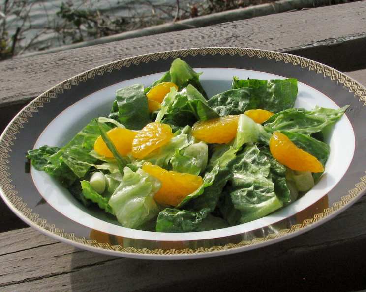 Bitter Greens & Honey-Orange Salad