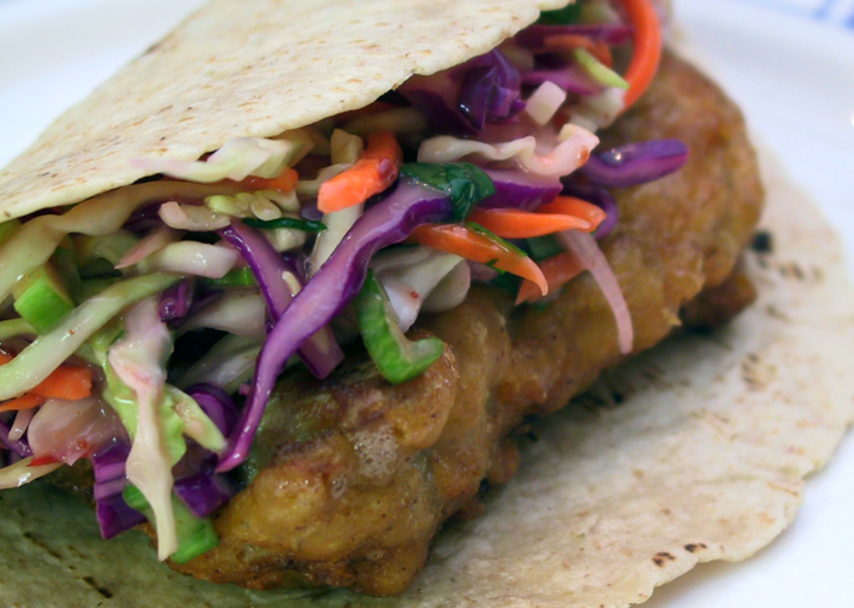 Spicy Chipotle Tacos with Slaw