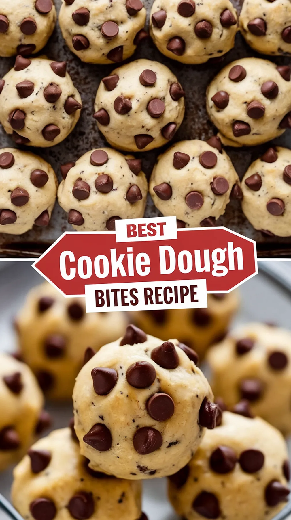 Icy Snowflake Cookie Dough Bites