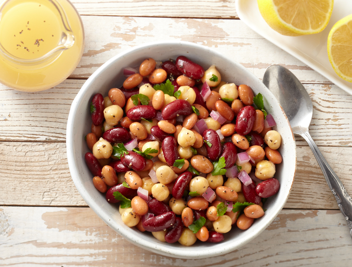 Best Ever Three-Bean Salad with Lemon Vinaigrette