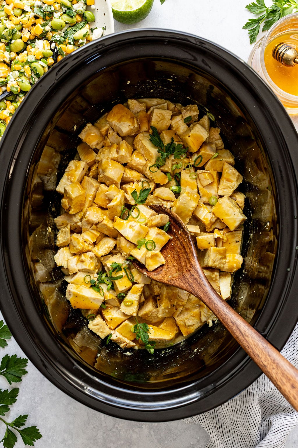 Honey-Mustard Slow Cooker Chicken & Root Vegetables