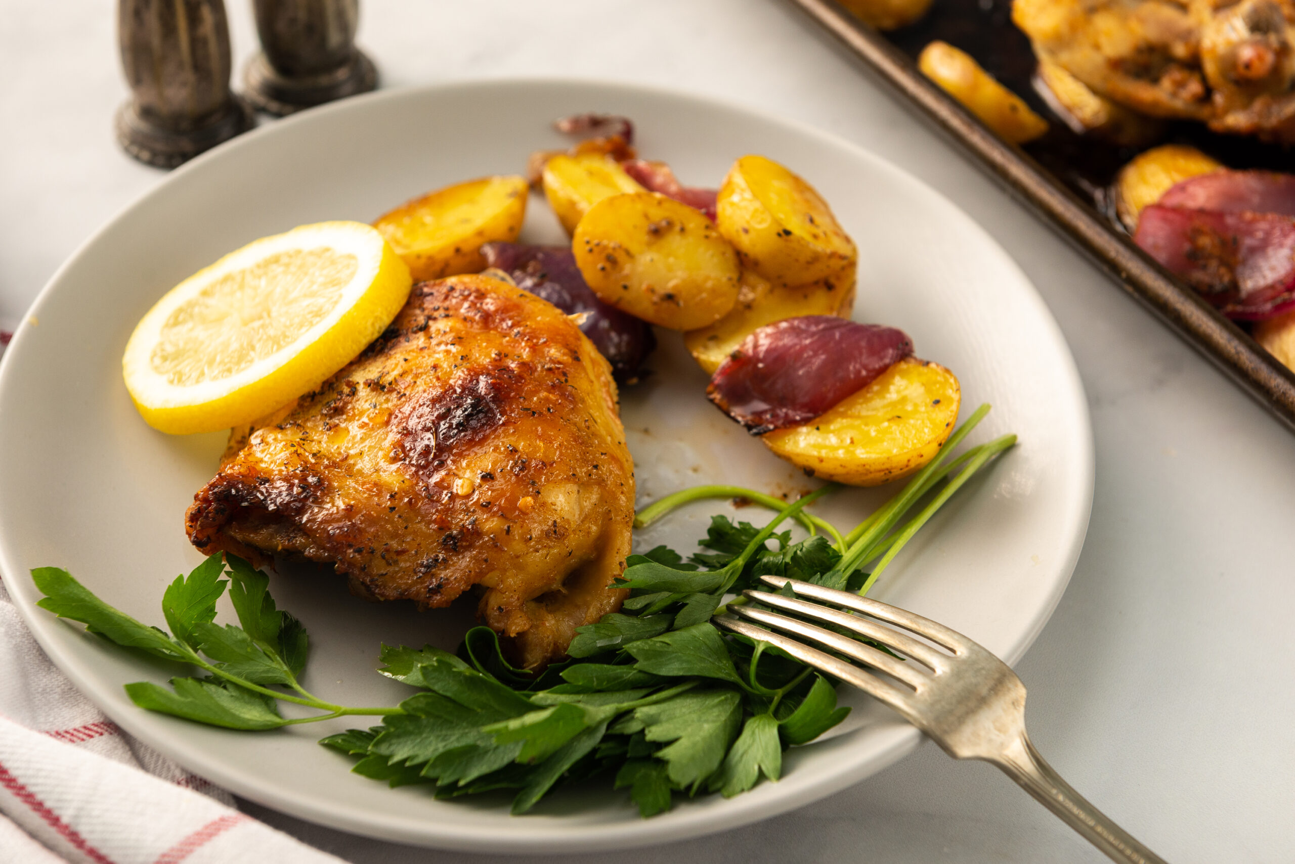 One-Pot Lemon Herb Chicken with Potatoes