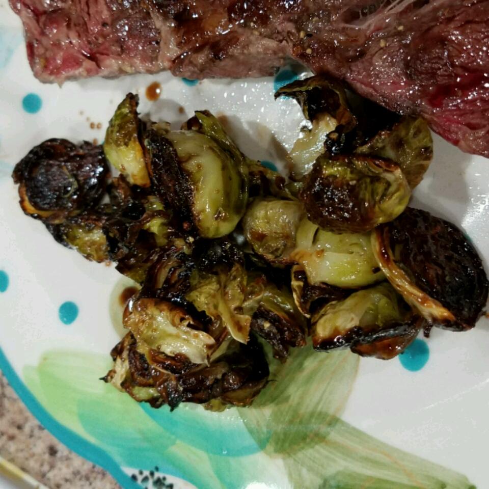 Balsamic Glazed Steak & Brussels Sprouts
