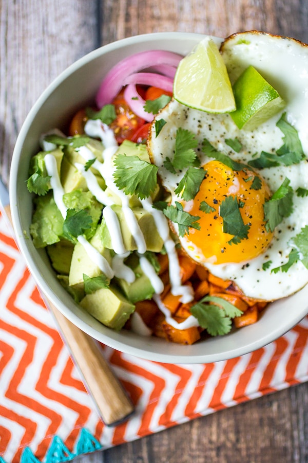 Turmeric-Spiced Sweet Potato & Spinach Power Bowl