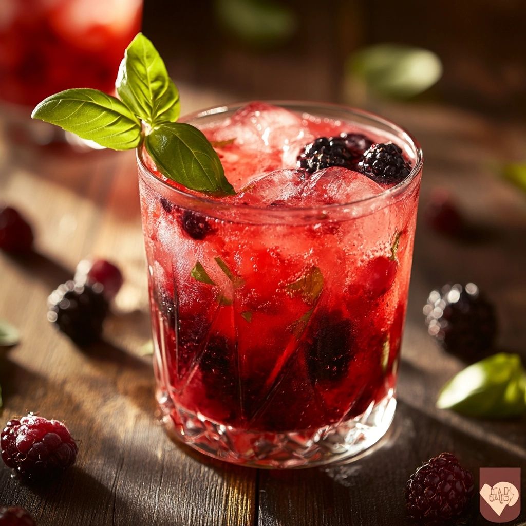Berry Basil Cooler