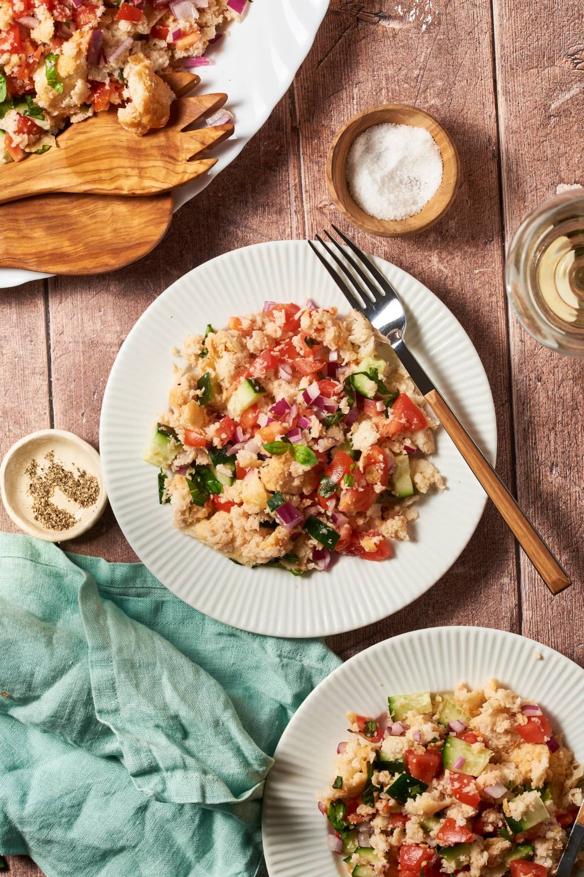Authentic Tuscan Panzanella Salad