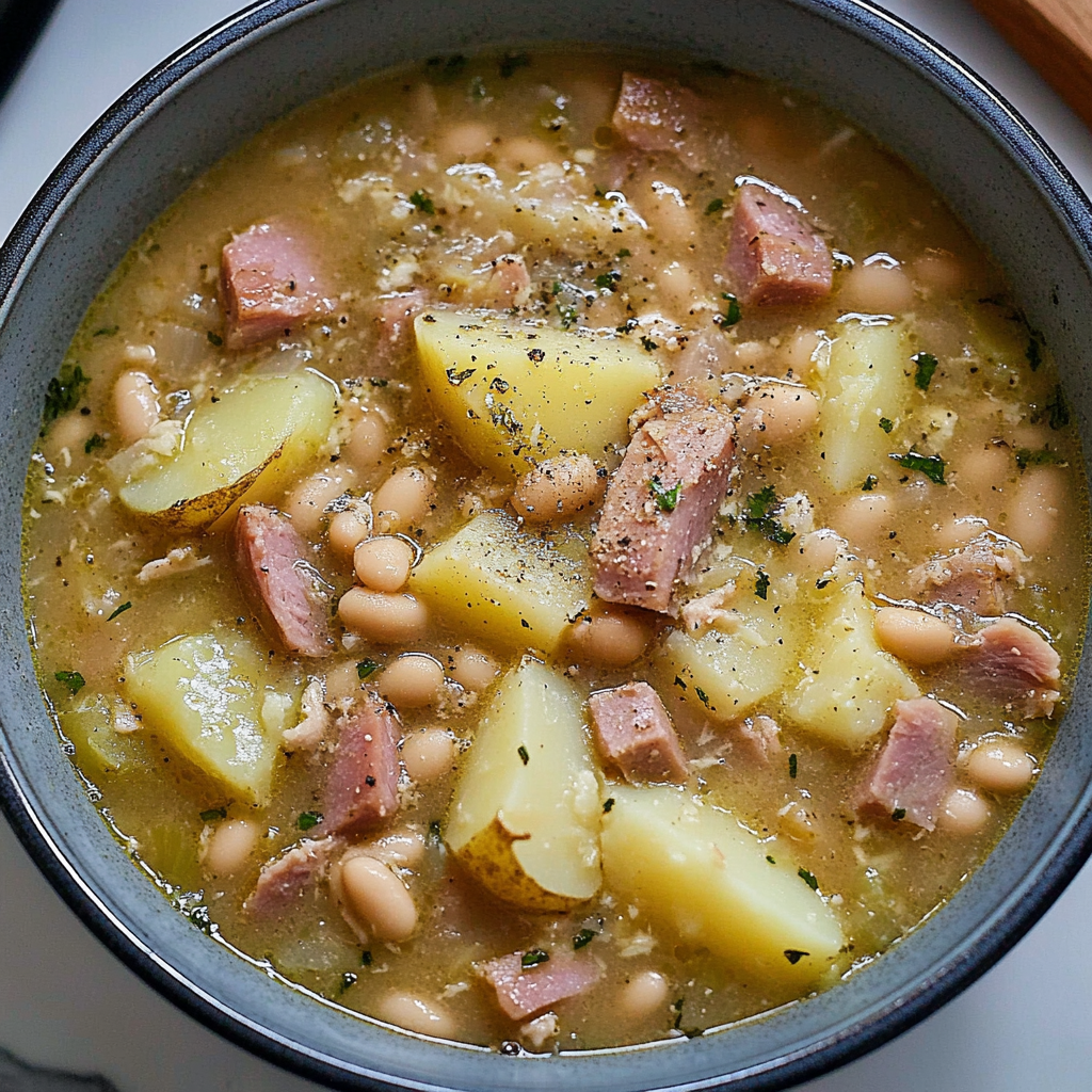 Heirloom Bean & Smoked Ham Stew