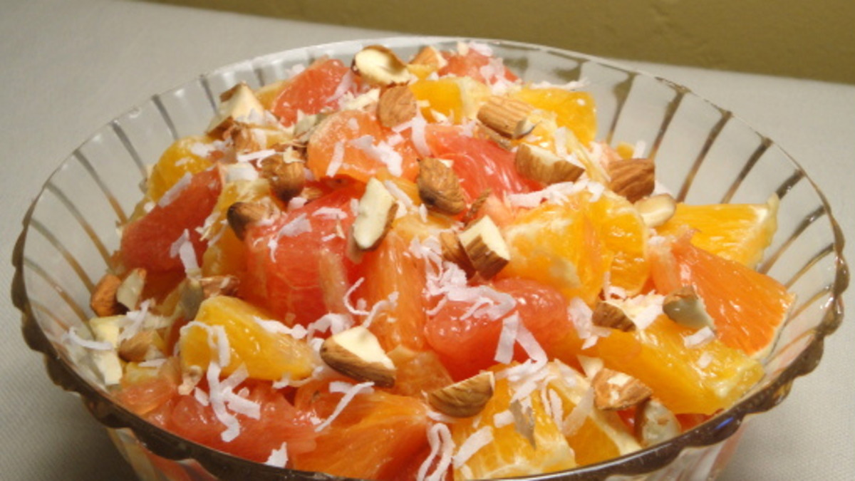 Sunset Fruit Compote with Citrus Zest