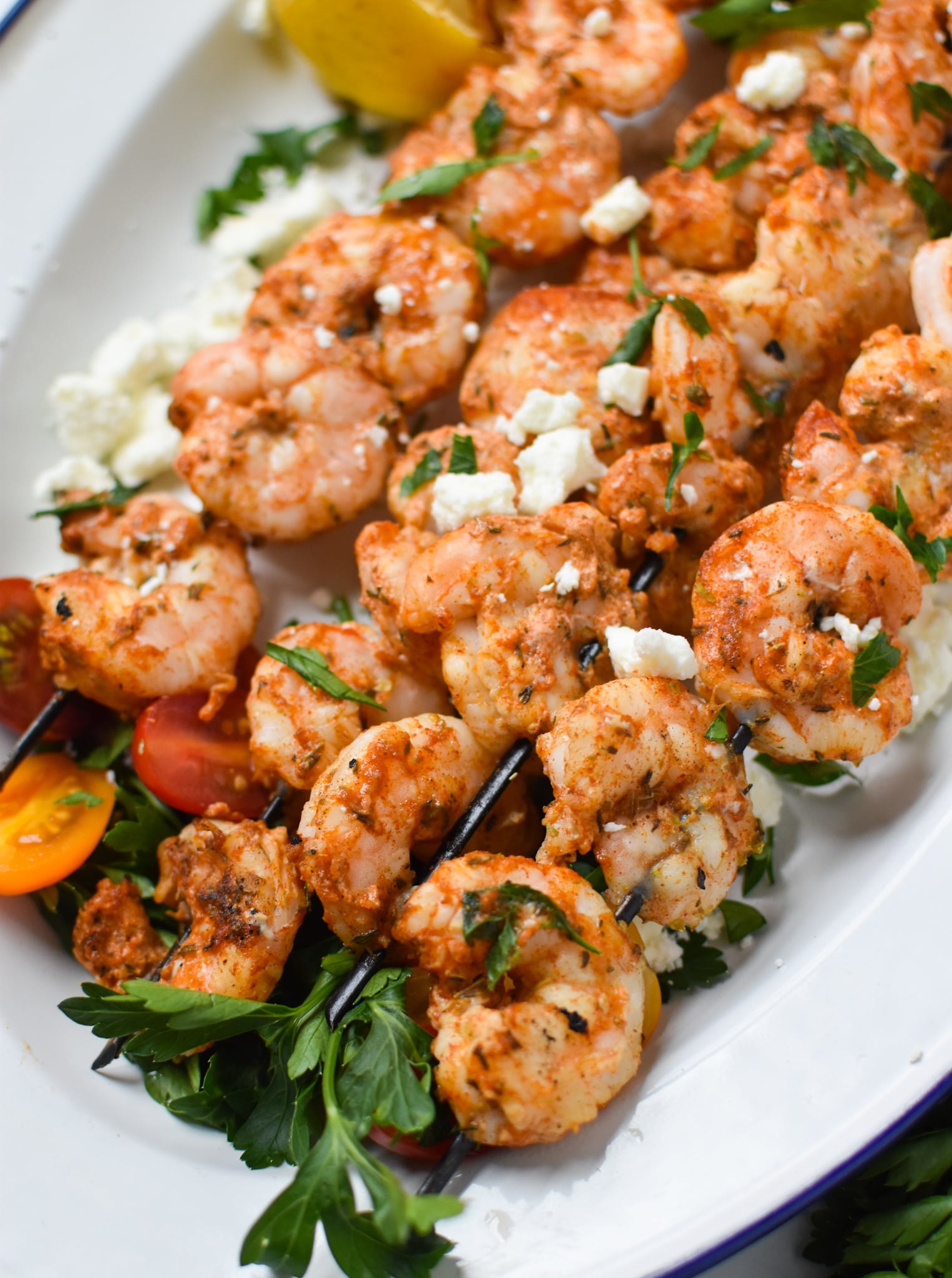 Authentic Mediterranean Grilled Shrimp Skewers with Herb Couscous