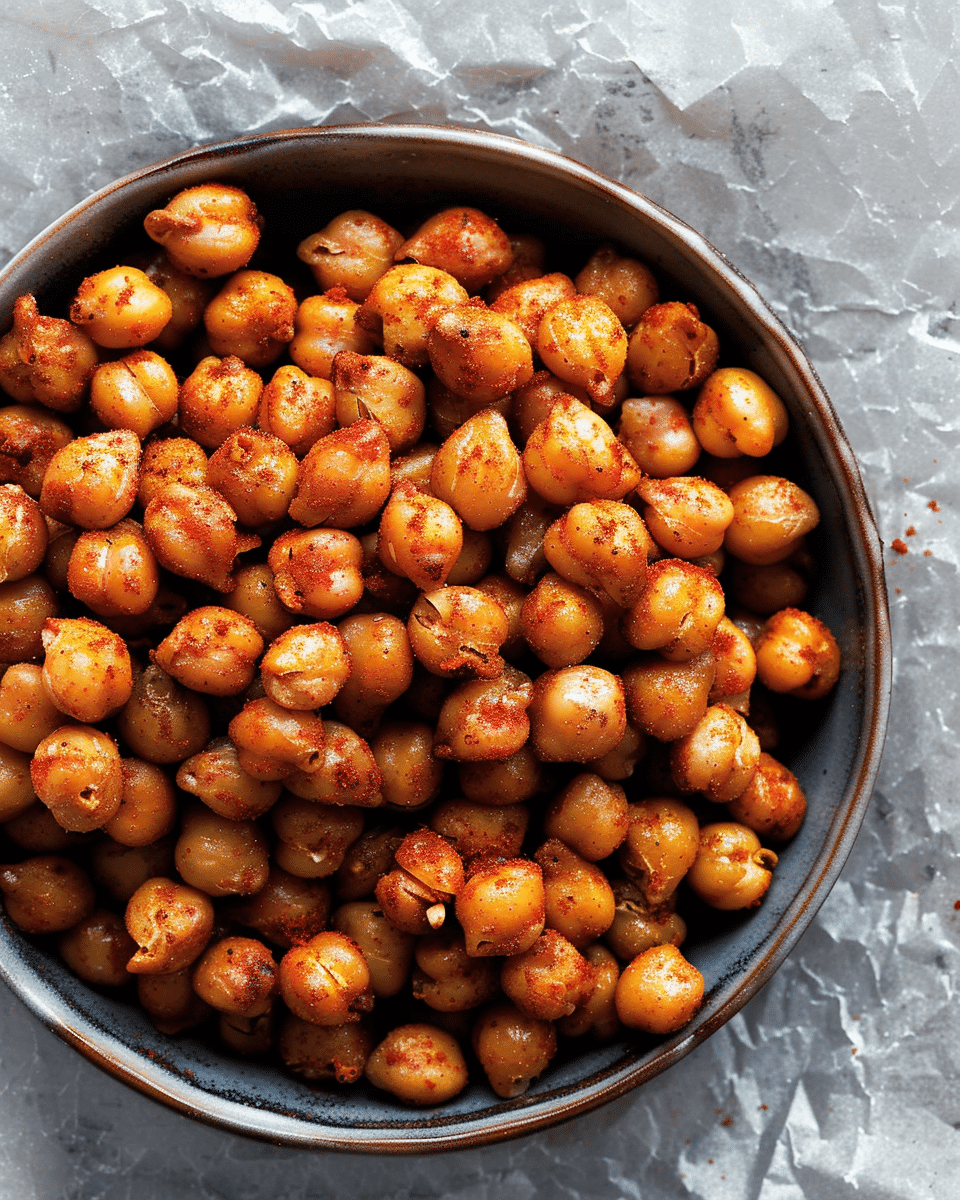 Crispy Smashed Chickpeas with Smoky Paprika