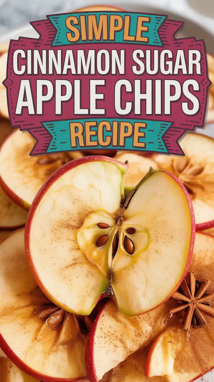 Cinnamon-Sugar Apple Chips with Cinnamon Dust