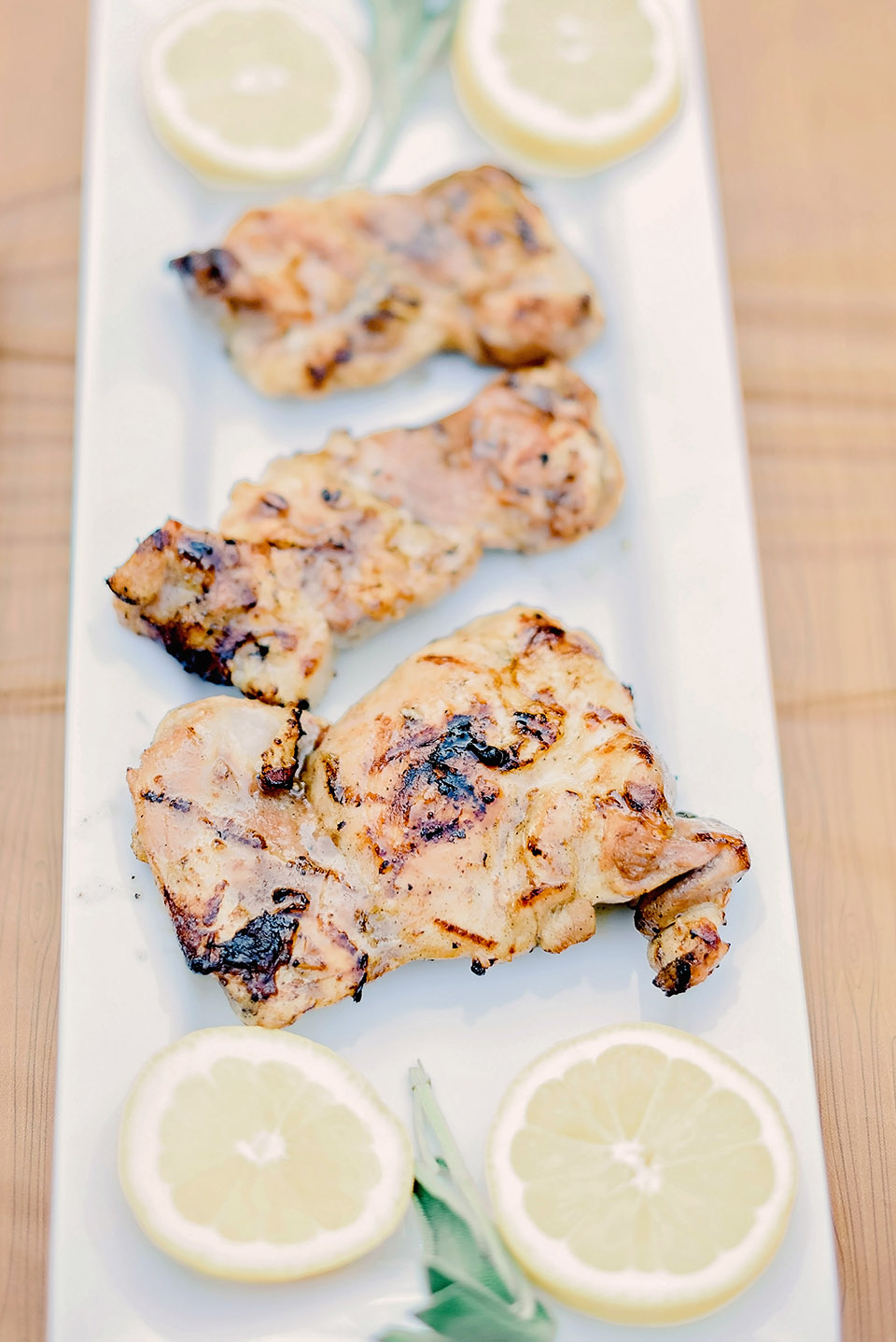 Low-Heat Lemon Herb Chicken Thighs