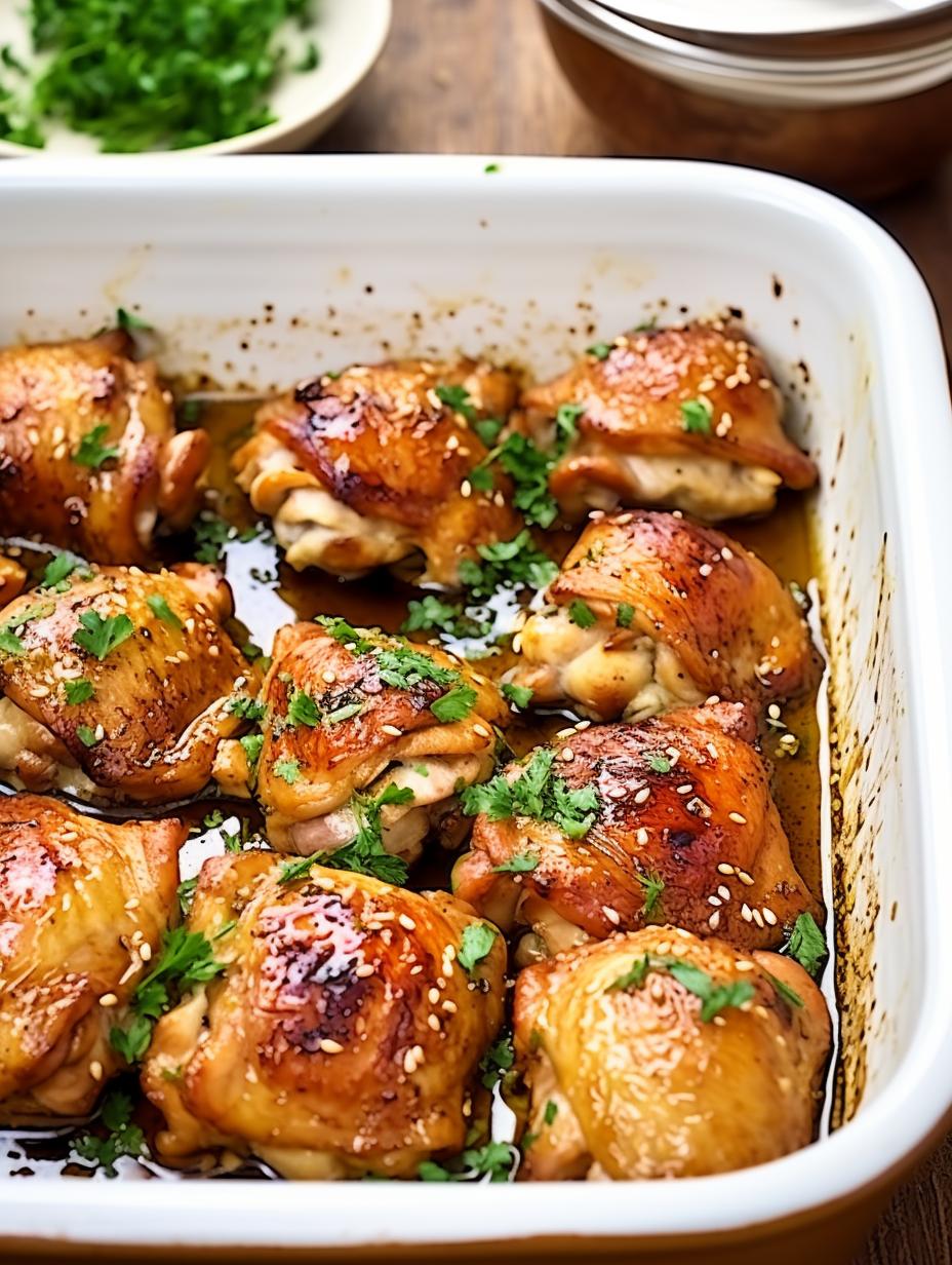 Honey-Mustard Glazed Chicken Thighs with Maple-Glazed Carrots