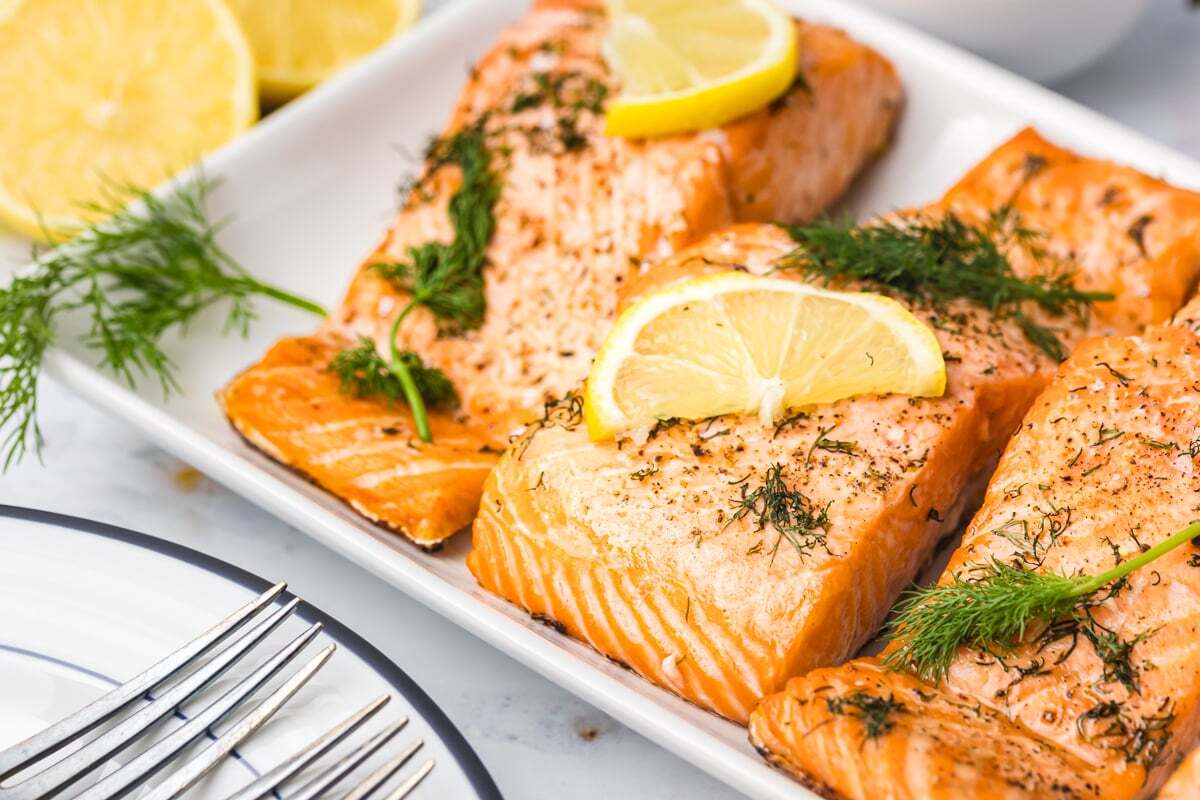 Pacific Northwest Salmon Bowl with Dill & Lemon