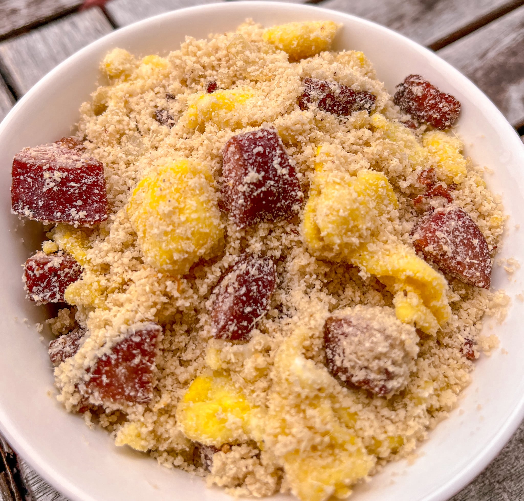Brazilian-Style Farofa with Crispy Bacon