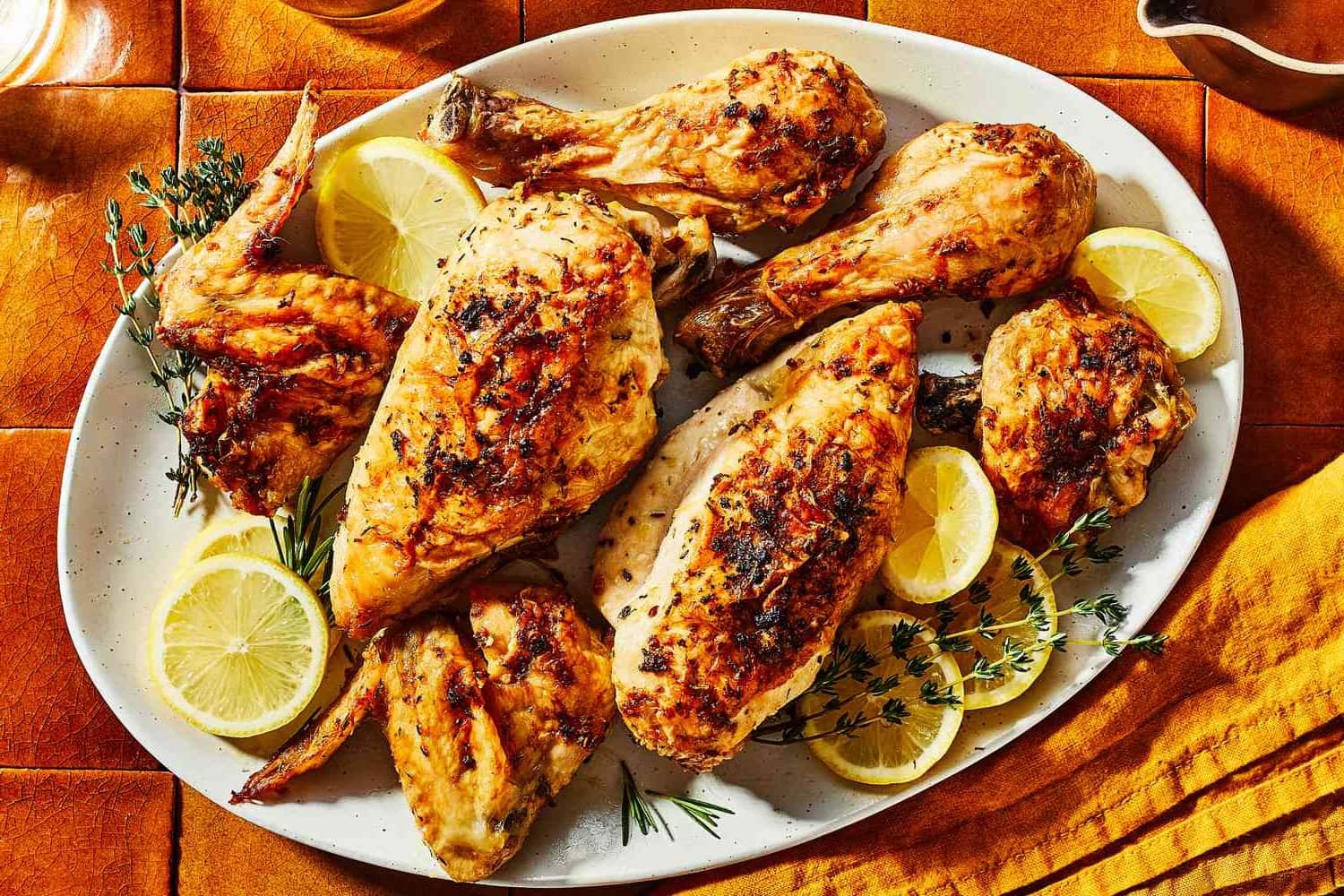 Lemon-Herb Crusted Chicken with Roasted Veggies