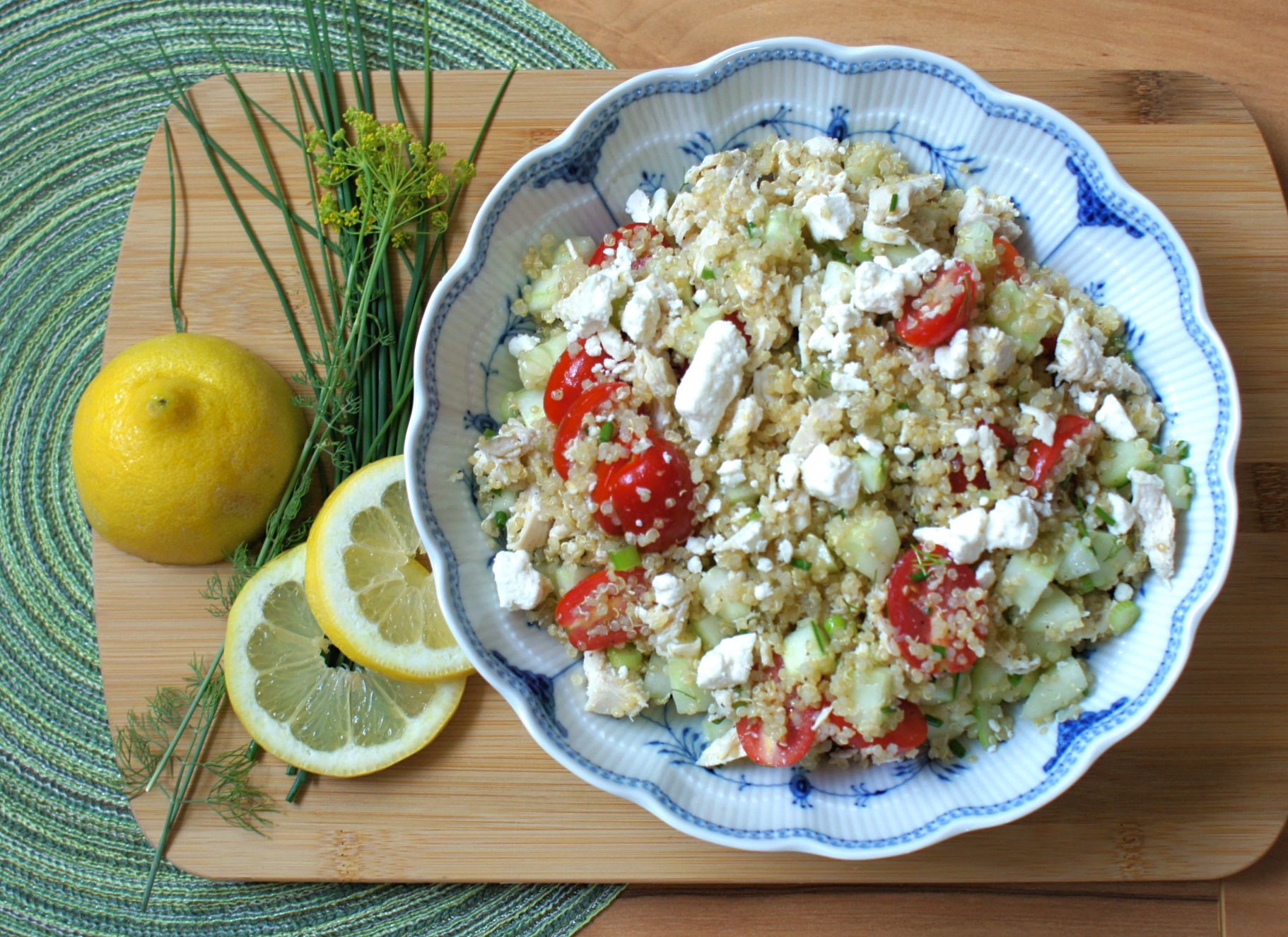 Lemon-Dill Chicken with Lemon-Herb Quinoa