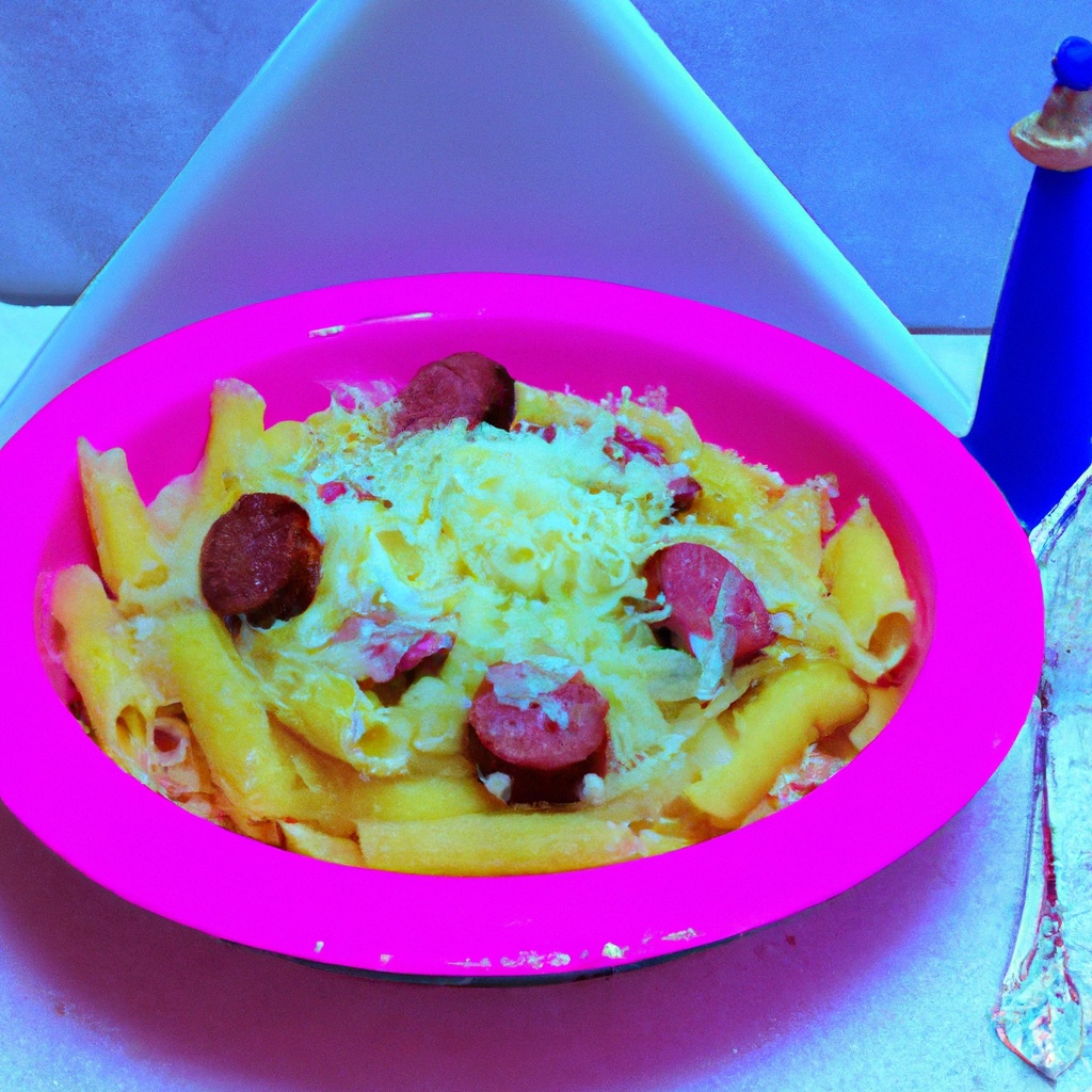 Neon Surprise Pasta