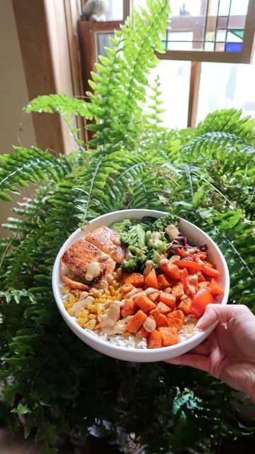 Savory Salmon & Sweet Potato Power Bowl