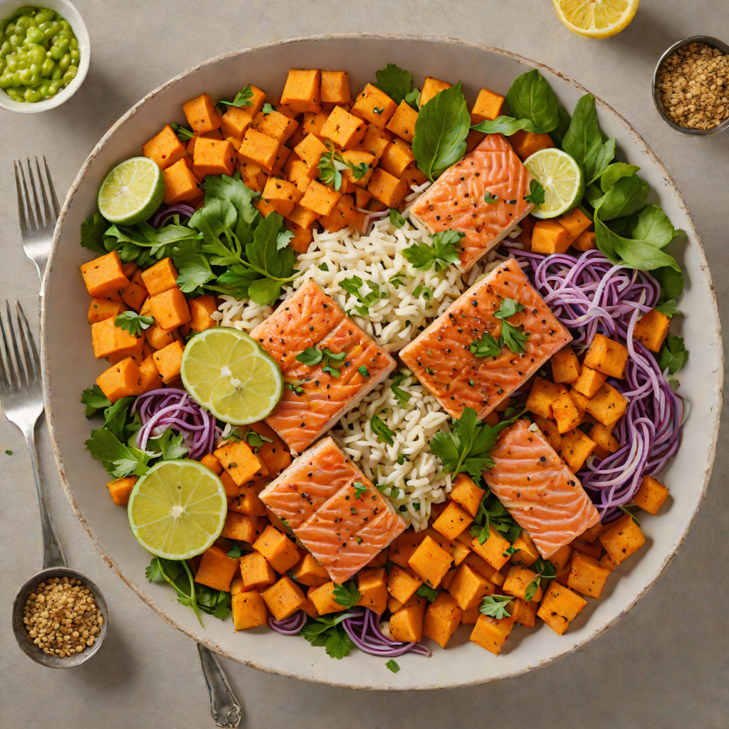 Savory Salmon & Sweet Potato Power Bowl