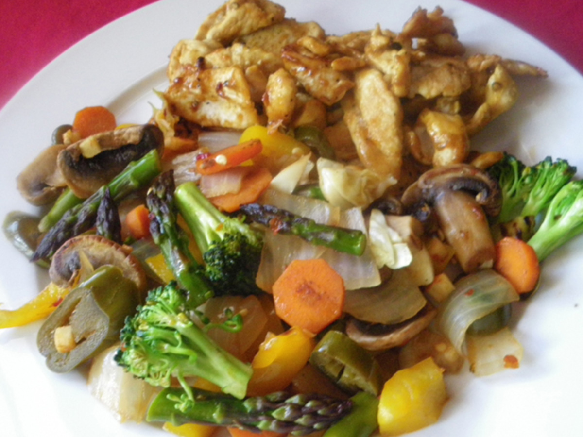 Solar Flare Veggie Stir-Fry