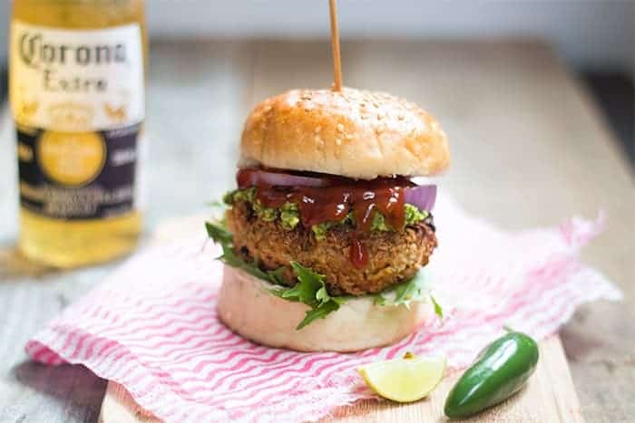 D.C. Gourmet Veggie Burger with Avocado Aioli