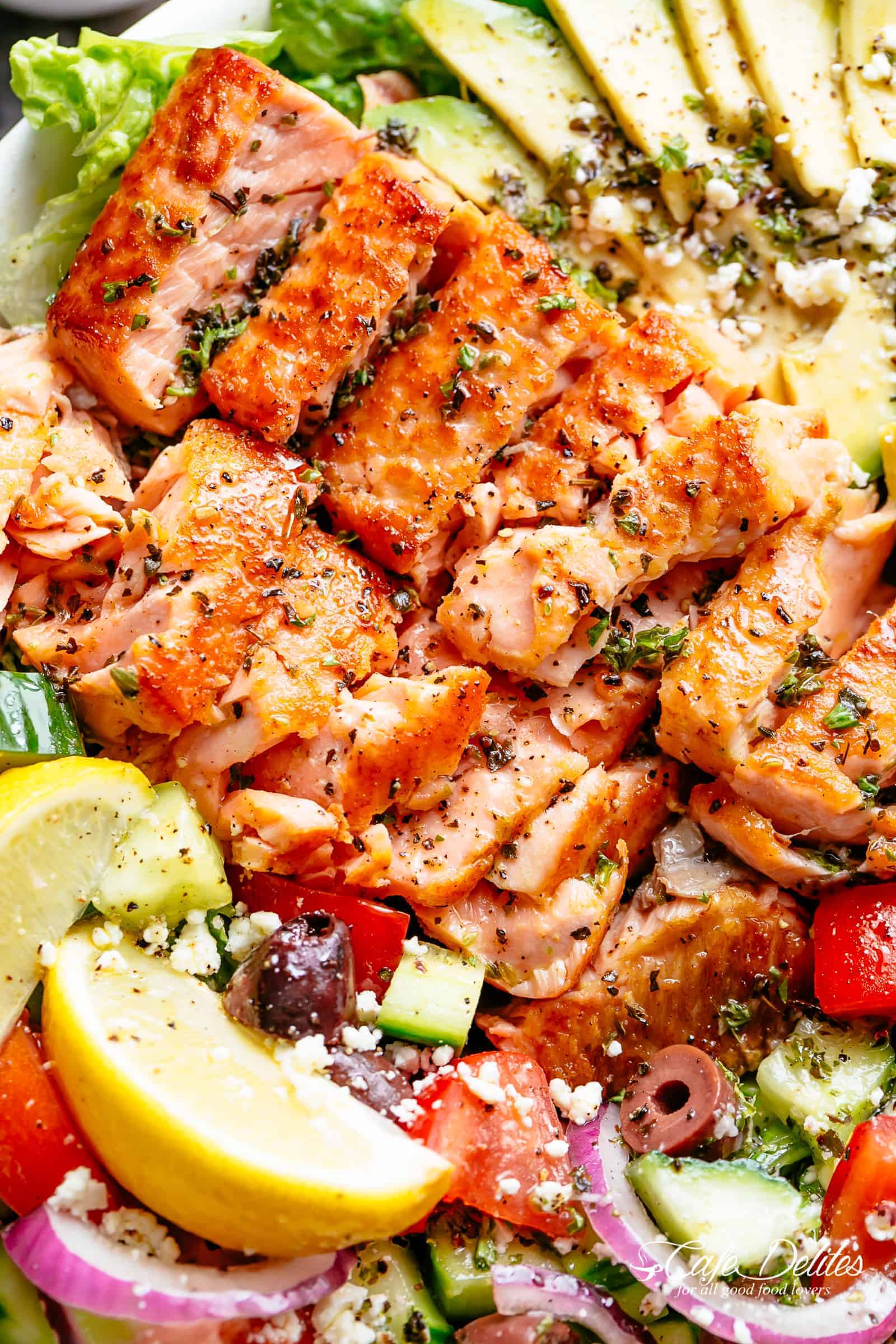 Skin-Soothing Avocado and Salmon Salad