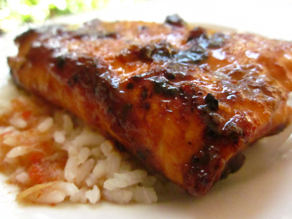 Sake-Glazed Salmon with Pickled Ginger
