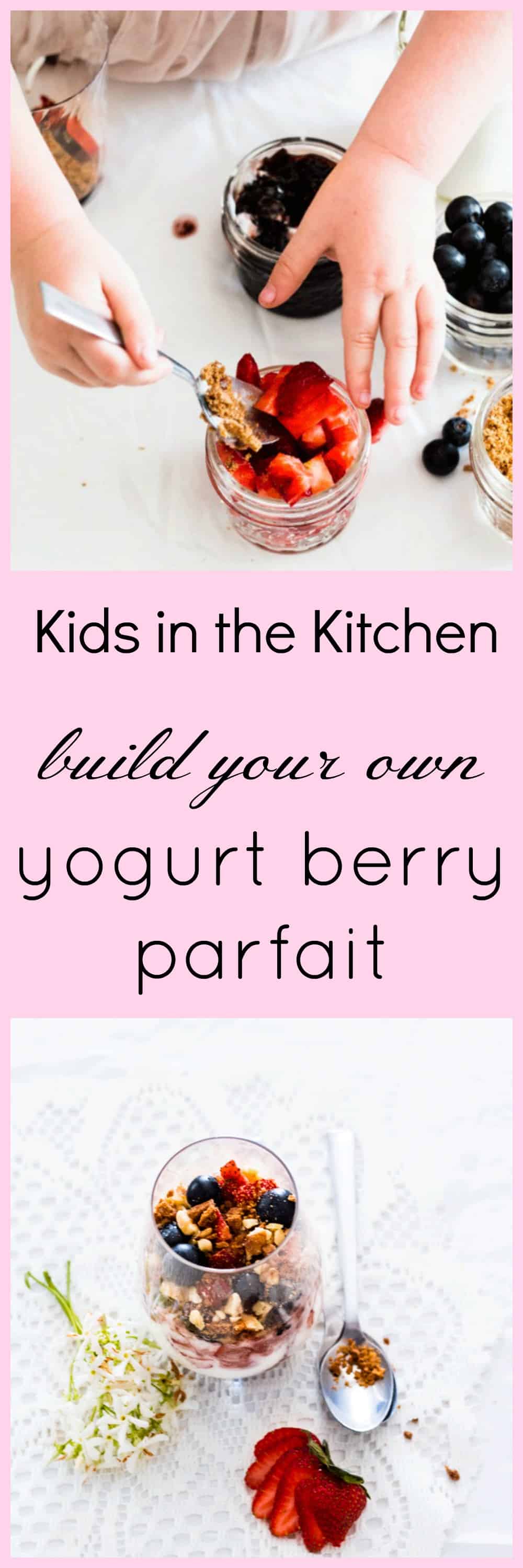 Berry Blast Yogurt Parfait with Honey-Lime Swirl