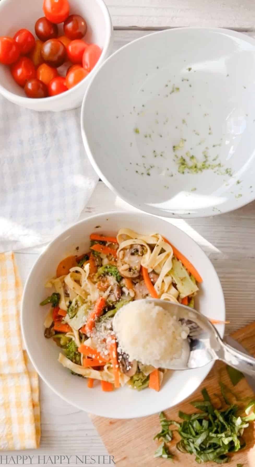 Roasted Veggie Pesto Pasta Primavera