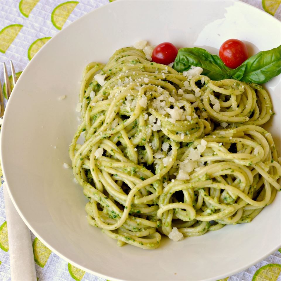 Basil & Lemon Pesto Pasta