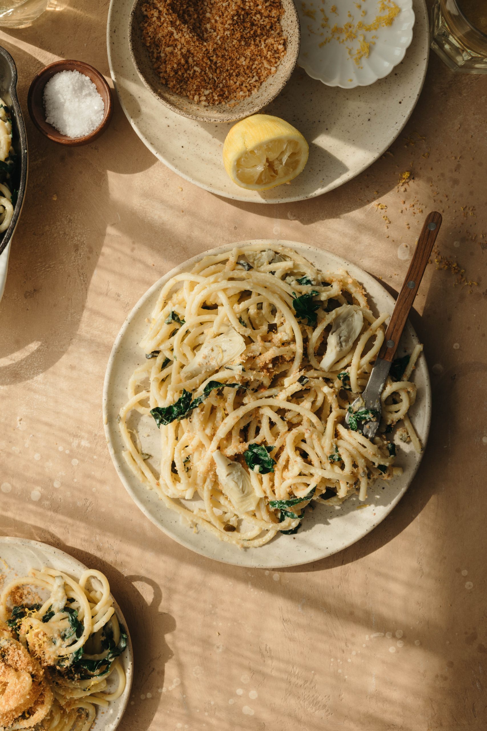 Lemon-Herb Lemon Ricotta Pasta