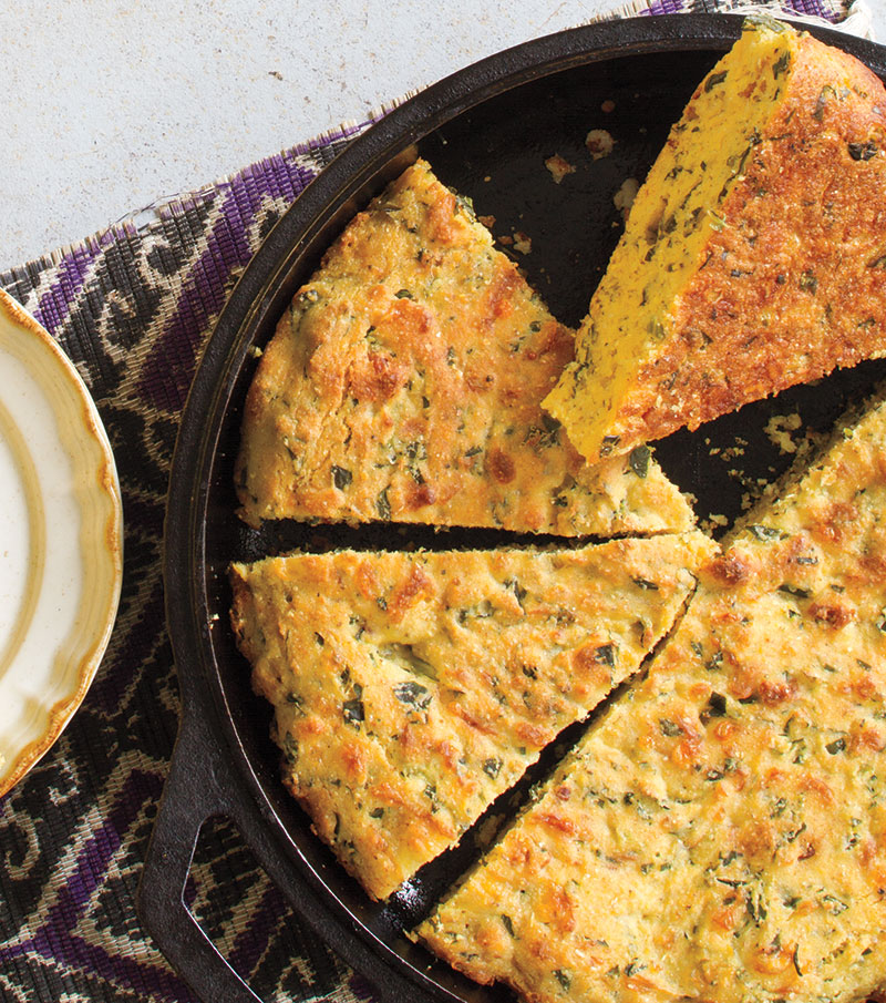 Johnson's Smoky Southern Cornbread with Honey Butter