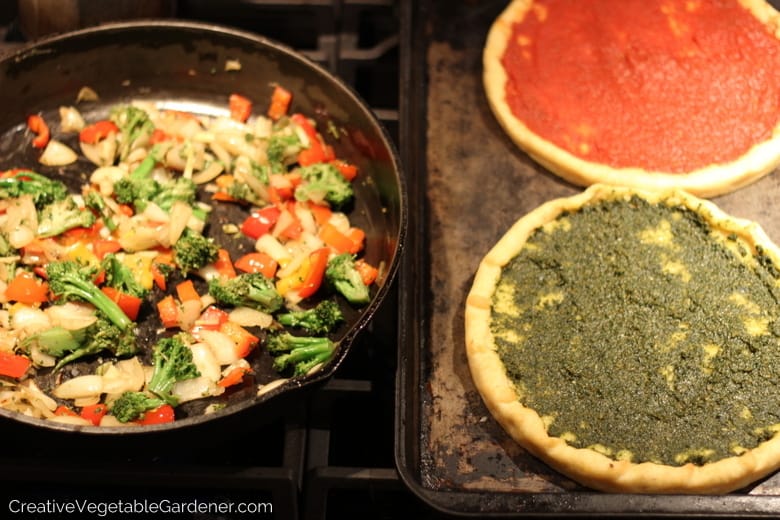 Seasonal Garden Pizza