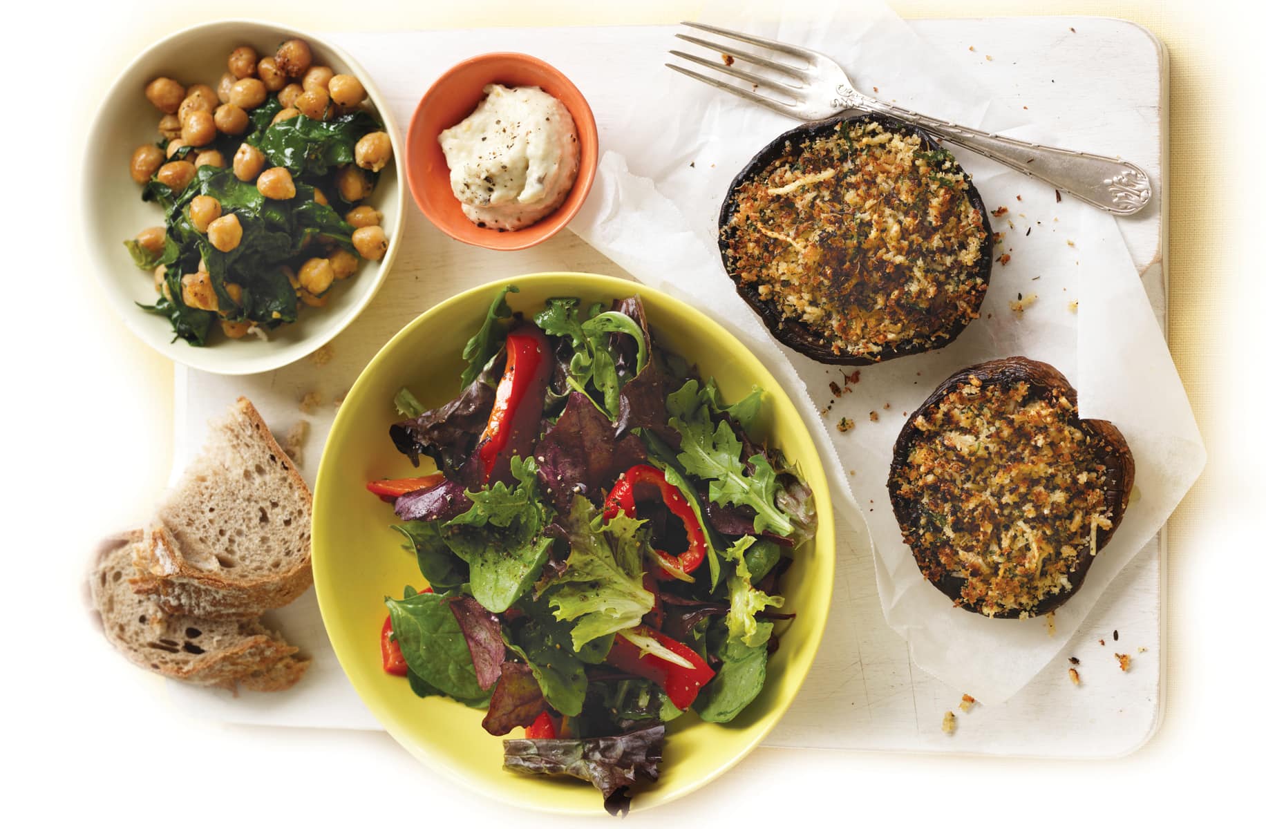 Seasonal Vegetable Tapas with Herb Oil