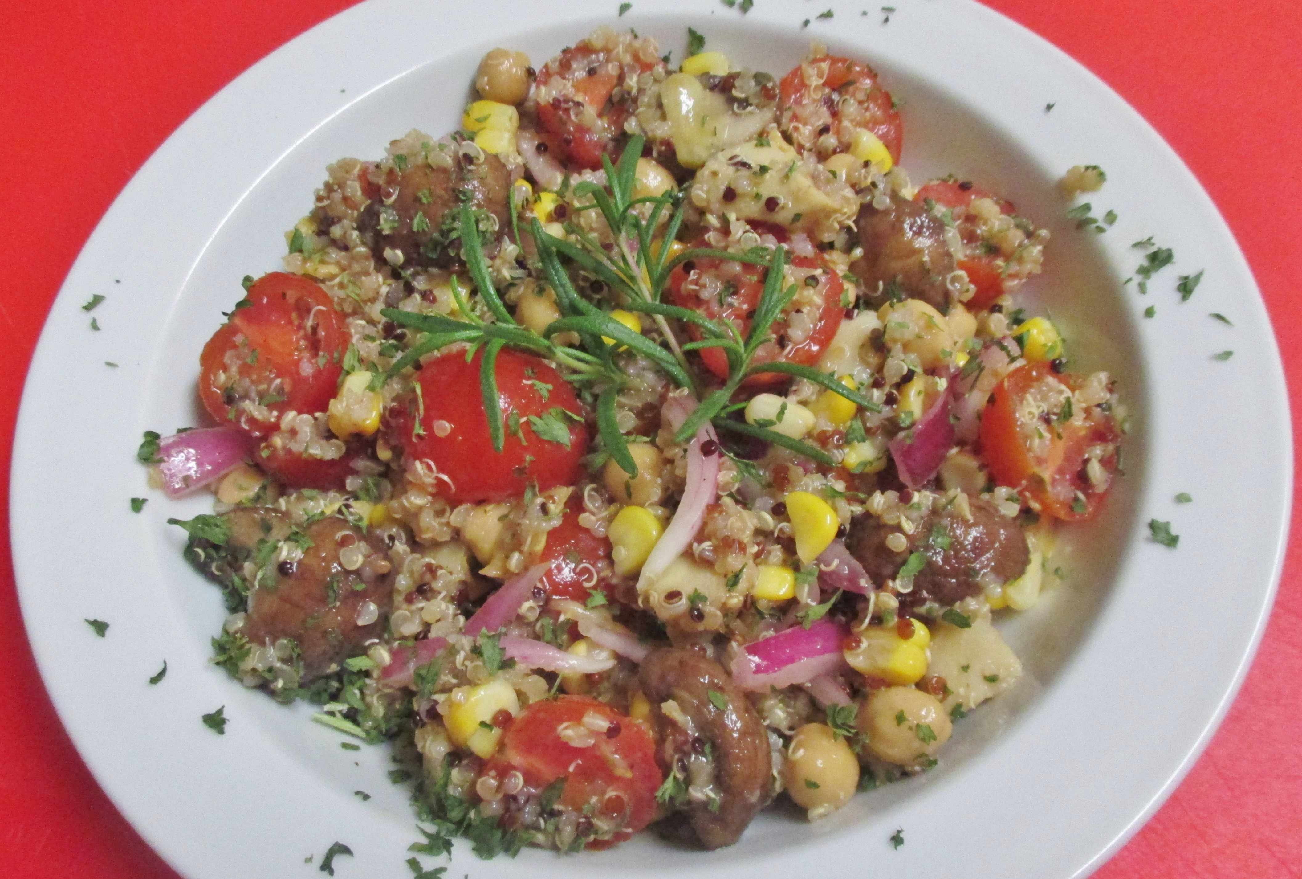 Mediterranean Quinoa and Herb Salad