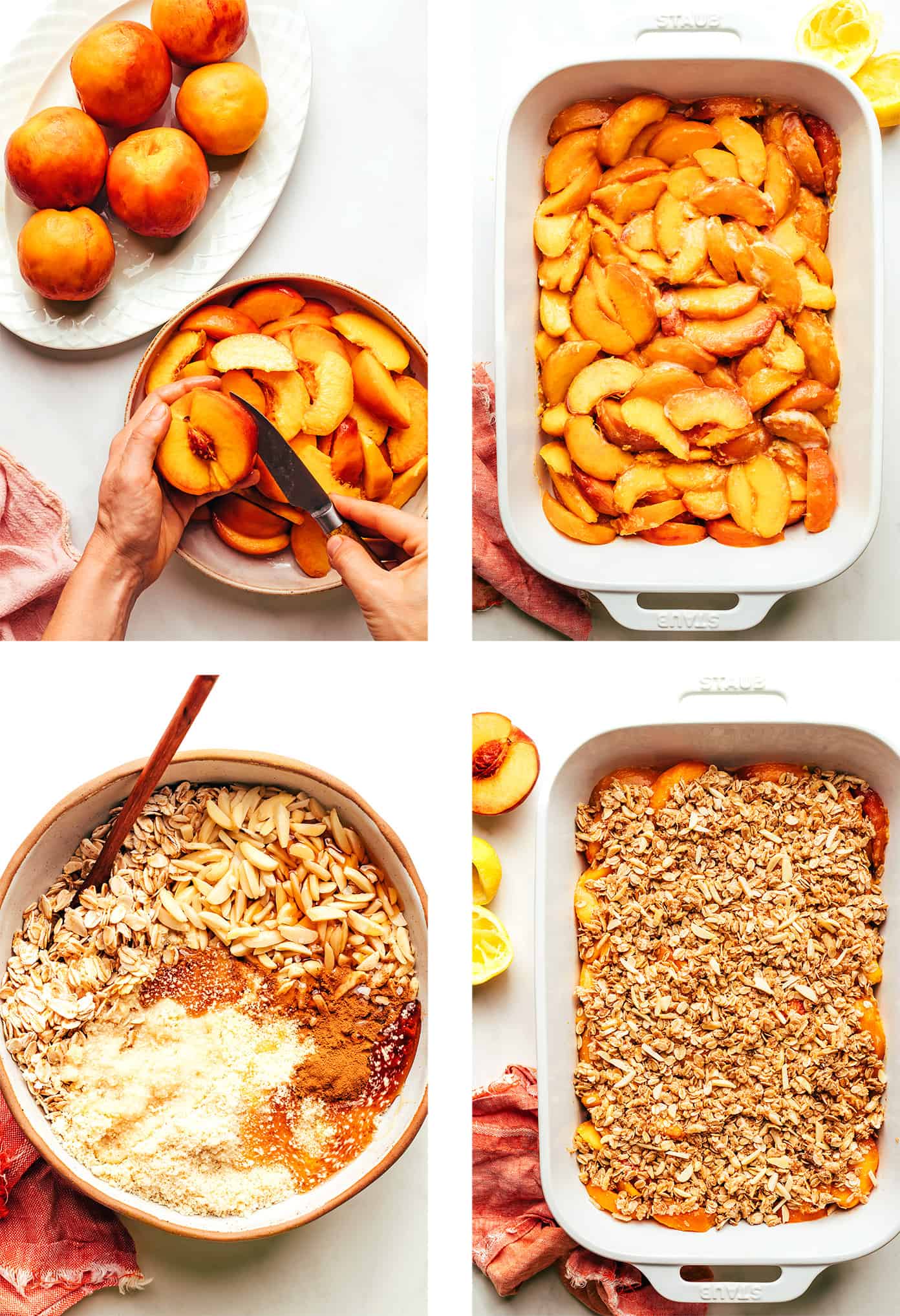 Honey-Infused Peach & Ginger Crisp